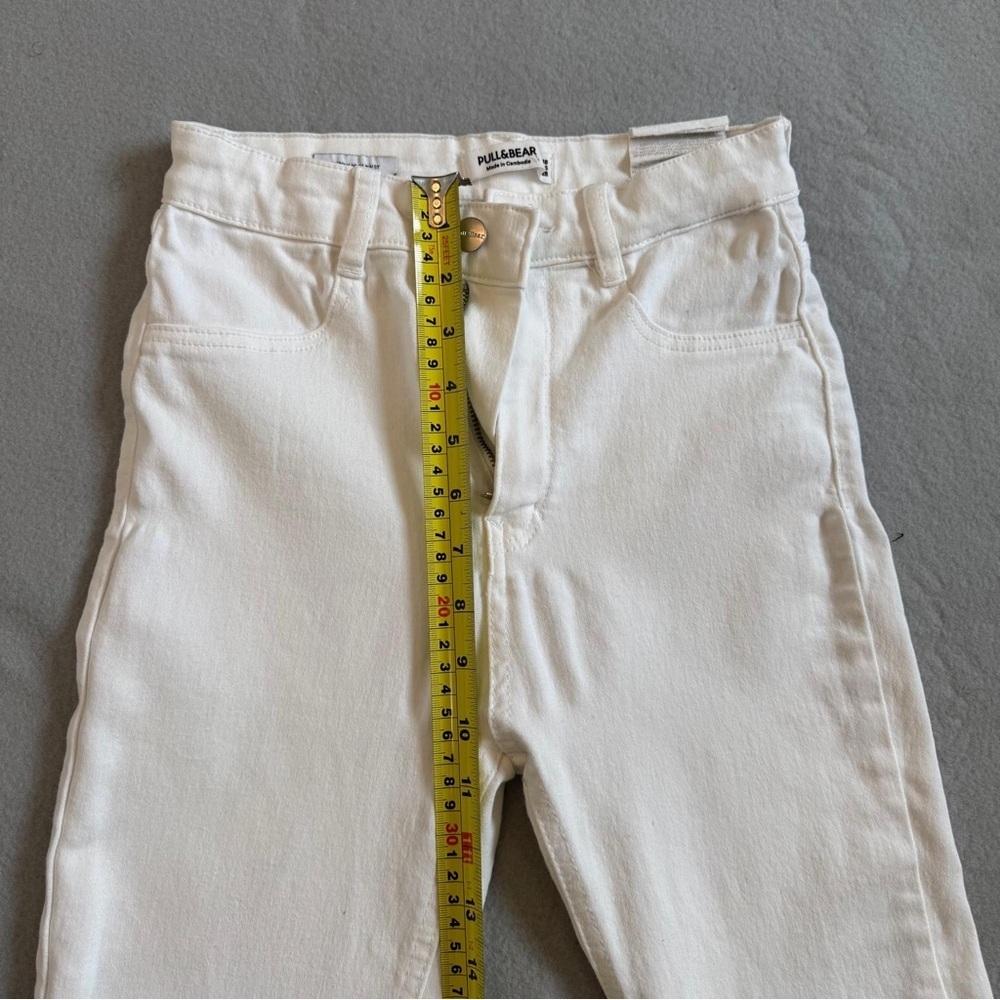 Pull&Bear White Chinos Slim Fit | Size 6 - Picture 7 of 7